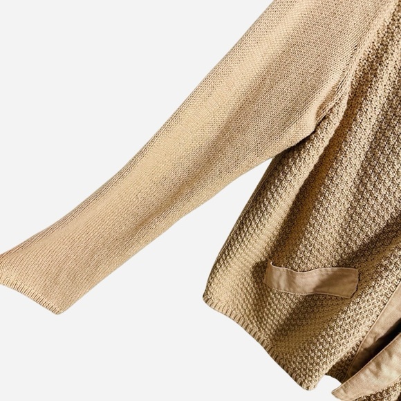 Chico’s Embellished Shine Evelyn open front cardigan in blush Large - Picture 9 of 14